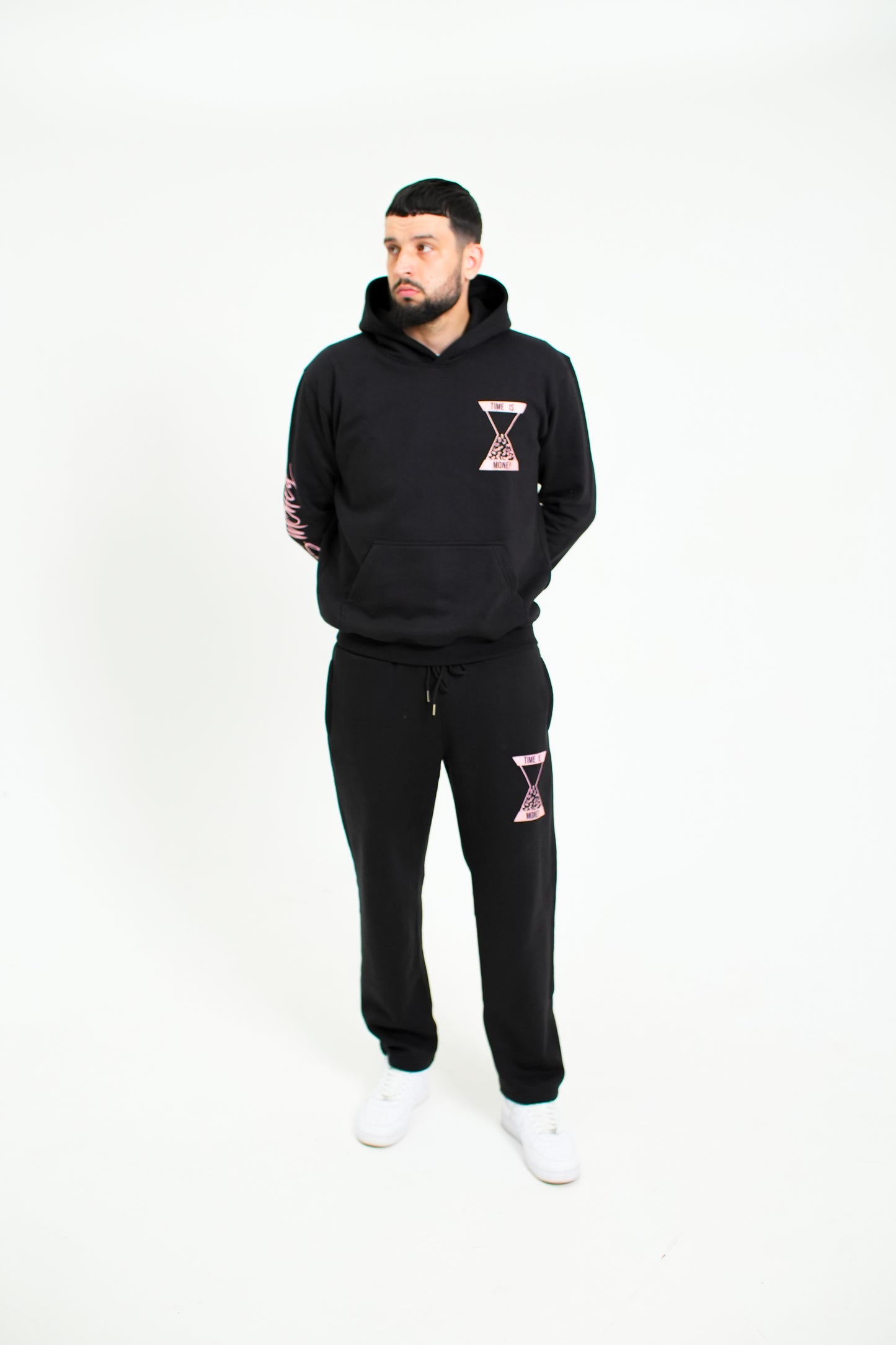 B/Pink Time Is Money Tracksuit